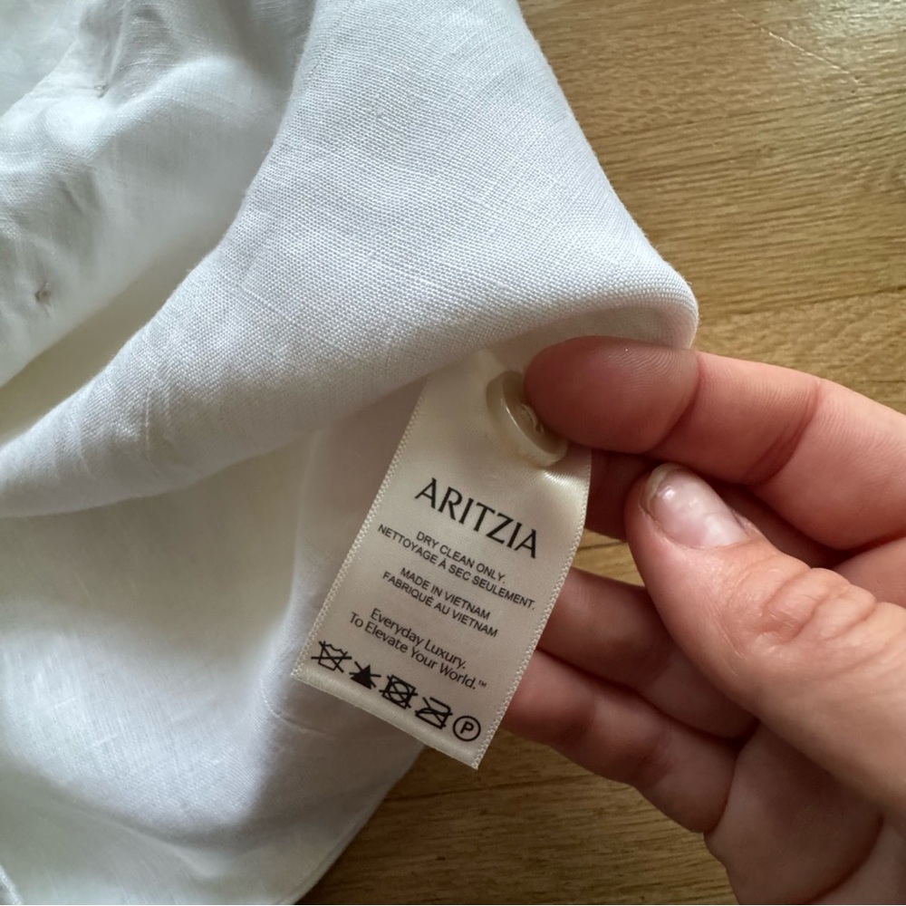 Aritzia Wilfred Pacino Linen Vest - Picture 7 of 8